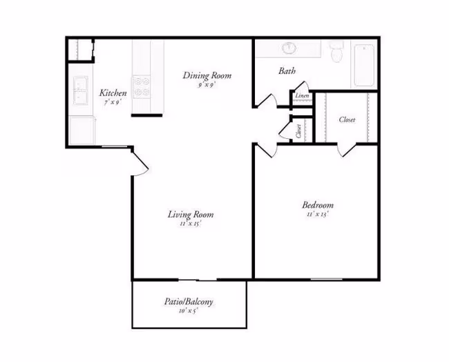 Unit 295 191 floor plan